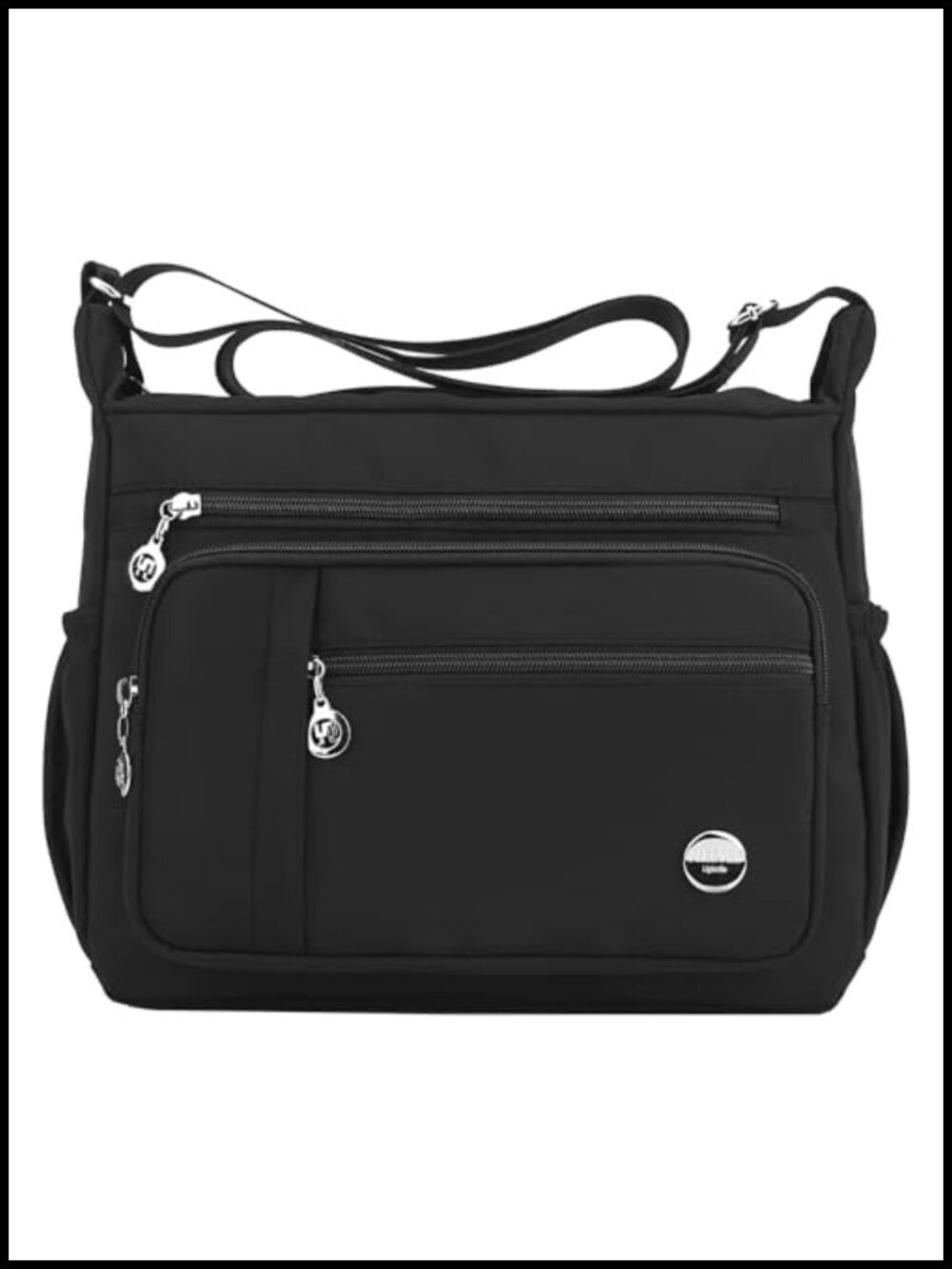 Nylon Crossbody Bag Multi Pocket Shoulder Purse Tote Top Handle Satchel
